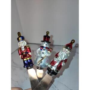 Set of 3 Vintage Style Holiday Spreaders Boston Warehouse